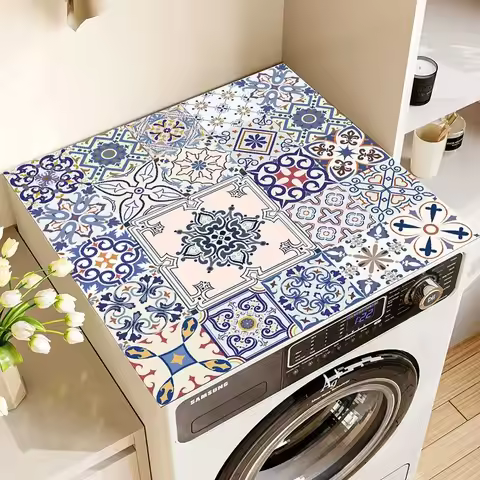 Bohemian Drain Mat Dish Drying Placemats for Table Silicone Mat Table Mat Kitchen Decoration Accesso