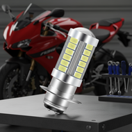 33SMD White LED Motorcycle H2/P15D/T19 PX15D Fog Light Headlight Bulb