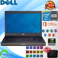 PRECISION M4700 CORE I7 GEN 3 RAM 8GB HDD 500GB DUAL VGA INTEL HD NVIDIA QUADRO K1000M 2GB