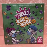 Virus board game Roll & Write Test & Notes