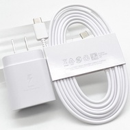 Samsung 25W Super Fast Charging  Charger Adapter Cargador Type C Cable For Galaxy S25 S24 S23 A90