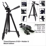 Tripod 3120 - Cellphone Tripod And Universal Camera + Free U Holder And Camera Tripod Bag