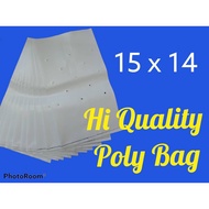 Hi Quality Polybag Poly Bag 15 x14 Ready Stok Beg Politena
