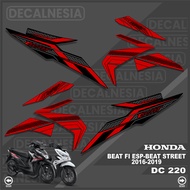 Sticker Striping Beat Esp 2016 2017 2018 2019 Street Old FI Eco Motor Honda Variation Accessories Racing List Decalnesia DC220