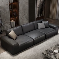 Big Black Bull Sofa Original Foshan Italy Imported Italy Minimalist Black Brand New Napapi Sofa