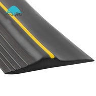 Universal Garage Door Bottom Threshold Seal Strip Weatherproof Rubber (10Ft, Black)
