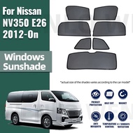 Car Window Shades For Nissan NV350 E26 Urvan Caravan VAN 2012-2024 Car Sunshade  **&*100% Blackout W
