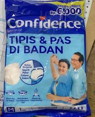 Confidence Slim Fit Pampers Celana Dewasa / Confidence Tipis Pas M L