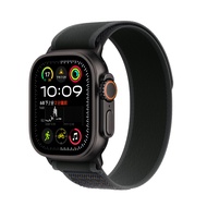 Apple Watch Ultra 2 49mm/ 黑色鈦金屬錶殼/ 黑色越野錶環S/M