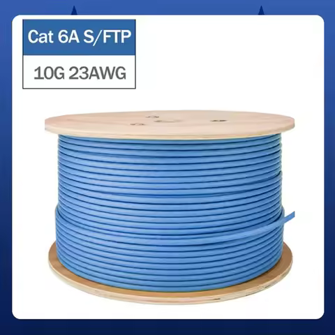 10G Cat6A Cat7 RJ45 Network Cable SFTP Double Shielding High Speed Internet Ethernet Patch Cord Rout