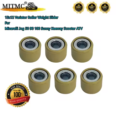 15x12 Variator Roller Weight Slider For Minarelli Jog 50 90 100 Sunny Keeway Scooter ATV Quad Go Kar