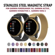 Ready Stock] 22mm Stainless Steel Strap for Garmin Vivoactive 4 / Garmin Venu 2 / Garmin Forerunner 745