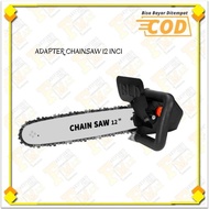 Murah Chainsaw Mini Adapter 12 Inch Chainsaw Mesin Gerinda Gergaji Kay