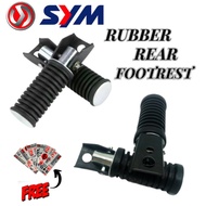 SYM Bonus 110 Motorcycle REAR footrest brand new color BLACK motorcycle accessories 1pair