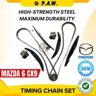 CY01-12-201 Mazda 6, CX9 V6 3.5 3.7 TC Chain (7/Set) GloBelt Timing Chain Set