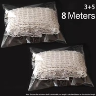 3/5/8 Meters Cotton Meat Net Elastic Smoked Meat Poultry Ham Netting Butcher Twine Cooking String to