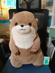 日本直送 50cm 高 Amufun 水獺 Otter 非 罕獺 海獺 土撥鼠 卡皮巴拉 河狸 大公仔 毛公仔 大公仔 擺件 裝飾 扭蛋 轉蛋 盲盒 吊飾 掛飾 掛件 鎖匙扣