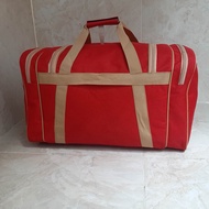 Tas Pakaian Besar Jumbo Travel Bag POLO ALF Bepergian HITAM 44099   jinjing Mudik   Selempang  Baju