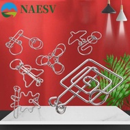 NAESV 3D Metal Puzzle Diy Personalized Gift Learning Toys 3d Puzzle Wire Brainteasers Games Children
