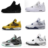 Putian AJ4 White Cement Electric Mother Basketball Shoes aj4 Lei Male Men's Shoes Fear Joint Joe 4 W