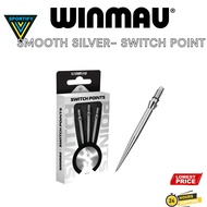 Winmau Darts Switch Point 30mm/40mm– Smooth Silver