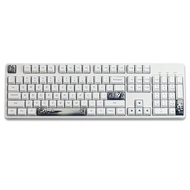 142 Keys Panda Keycaps Cherry Profile Black white English Keycap PBT Dye Sublimation Mechanical Keyboard Keycap For MX