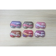 500pcs Clay BUS Resin Charm Art Beads
