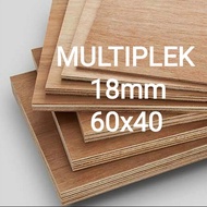 Triplek /Multiplek 18mm (60x40)cm, plywood 18mm