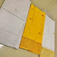 Super Murah! Saput Kampuh Putih Kuning Rdir | Pakaian Adat Bali Pria Cowok Murah Discount
