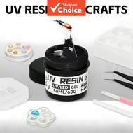 60ML 3D Crystal Epoxy Resin Quick Cure Low Odor DIY Art Jewelry Craft Creative Design