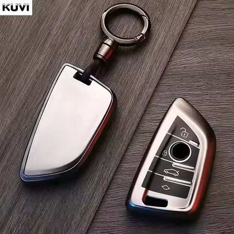 Gun Grey TPU Car Key Case Cover Shell Fob For BMW X1 X3 X5 X6 X7 1 3 5 6 7 Series G20 G30 G11 F15 F1
