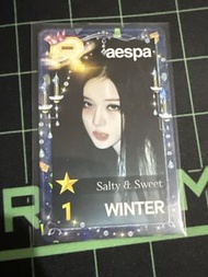 aespa Winter Salty & Sweet Super Star SMTOWN 小卡