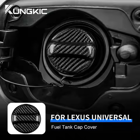 Real Hard Carbon Fiber Gas Fuel Tank Cap Cover For Lexus IS250 IS350 300 350C 200T ES IS LX RX350 RX