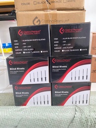 Paku Rivet 435 Glatino warna putih hitam coklat / paku rivet warna / paku rivet aluminium