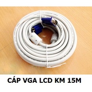 2-HEAD VGA CABLE, KM LCD VGA PROJECTION CABLE FROM 15M TO 40M