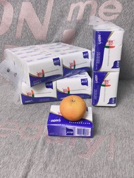 Portable Student Version Soft Beige Napkins Mini Handkerchiefs 10 Packs Life Use Paper Products Bamb