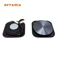 SOTAMIA 2PCS 3 Inch Subwoofer Subwoofer Speaker 4 Ohm 12.5 Watt Brushed Basin Waterproof Large Neody