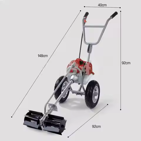 New 2-Stroke Engine Grass Trimmer Lawn Mower Brushcutter Garden Tool 4 In 1 Multifunction Orchard Lo