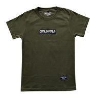 Anyway Kids T-Shirt "anyway" Army 036
