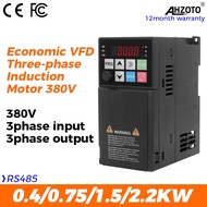 VFD 380V 0.4KW 0.75KW 1.5KW 2.2KW Motor Speed Controller Adjustable Frequency Drive Economy Inverter