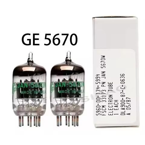High Quality GE 5670W GE5670 Vacuum Tube Valve Upgrade 6N3 6H3N 396A 2C51 5670 Electronic Tube For A