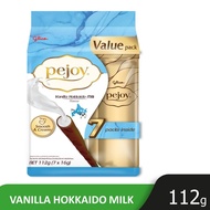 Glico Pejoy Vanilla Hokkaido Stick 7 Packs, 112g (Assorted)