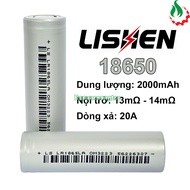 Cell pin 18650 Lishen Li-ion 3.7V 2000mah 10C - Xả 20A