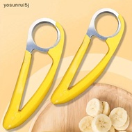 yosunrui5j] Stainless Steel Banana Slicer Banana Fruit Divider Ham Sausage Cutting Fruit  Artifact B