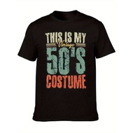 UnisexVintage 50s Costume 50s Outfit 1950s Fashion 50 Theme Party T-Shirt, Cotton, Halloween Thanksg