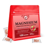 Magnesium Glycinate Gummies 600mg - Sugar Free Magnesium Potassium Supplement with Magnesium Malate 