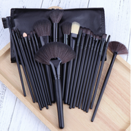 12pcs / 24 Brush Soft Makeup Brushes Set Cosmetic Tool Set with Storage Box PU Leather Case Organisa