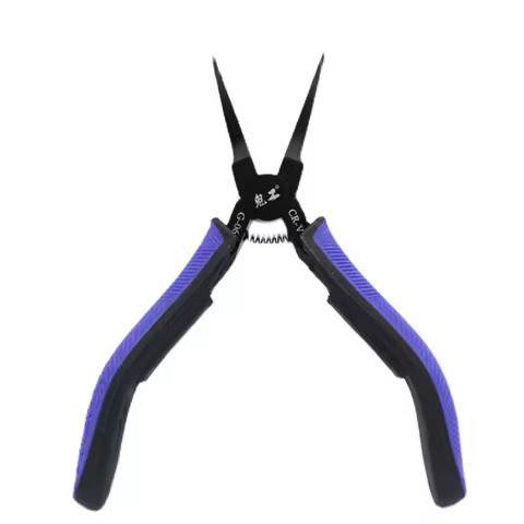 140mm Toothless Flat Nose Pliers CR-V Thin Flat Tongs for PHOTO-ETCHING PARTS Bending Plier Etching 