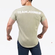 teamjoined 健身 肌肉短袖 上衣 t恤 橄欖綠色 XL號 二手