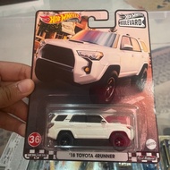 Hot Wheels Premium Boulevard # 36  '18 Toyota 4runner White